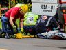 Colisão entre moto e caminhão deixa dois gravemente feridos entre SMOeste e Bandeirante 