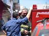Incêndio de grandes proporções atinge supermercado e residências em SMOeste