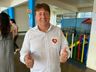 Candidato a prefeito, Juarez da Silva, vota no Colégio JMJ