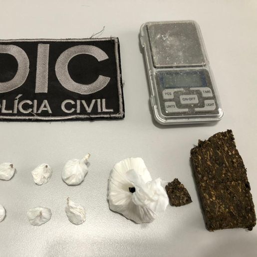 DIC, PM e Canil prendem mais dois homens por tráfico de drogas 