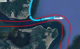 Itapoá terá obra inédita de alargamento de praia com areia retirada da dragagem da Baía da Babitonga