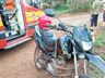 Motociclista fica ferido em colisão traseira no interior de SJCedro