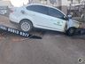 Carro da Secretaria de Saúde de Itapiranga pega fogo