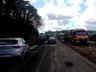 VÍDEO: adequação da pista gera longas filas entre São José do Cedro e Guaraciaba