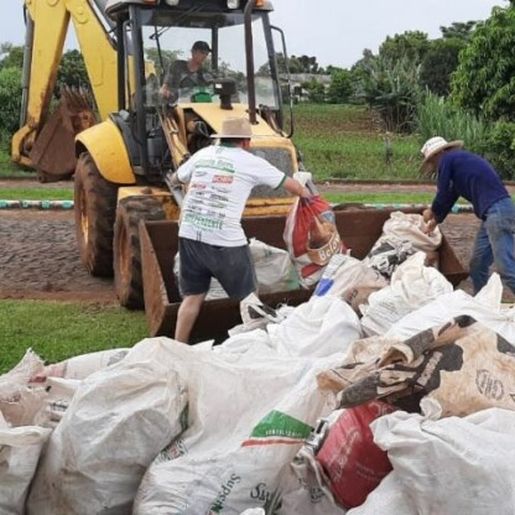 Campanha “Meu Mundo Mais Limpo” recolhe 22,5 toneladas de resíduos no Oeste de SC