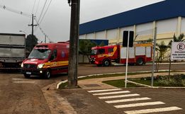 Queda de três metros deixa trabalhador ferido em SMO 