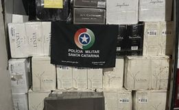 PM realiza apreensão de R$158 mil em vinhos 