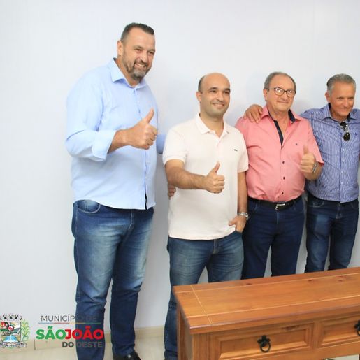 São João do Oeste recebe mais de três milhões e 500 mil reais para pavimentação asfáltica