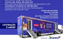 Abertas inscrições para castrações pela carreta do Castra Móvel em Iporã do Oeste