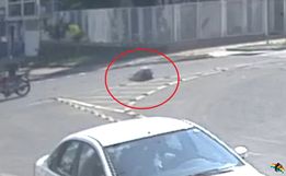 VÍDEO: Câmera registra atropelamento de mulher em São Miguel do Oeste