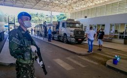 Militares do 14º RC Mec realizam a Operação COVID-19