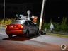 VÍDEO: Poste é partido ao meio após ser atingido por carro na Willy Barth 