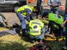 VÍDEO: Colisão deixa motociclista ferido em São Miguel do Oeste