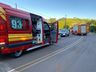 Acidente de moto deixa homem gravemente ferido no interior de SMO