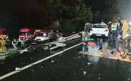Acidente deixa quatro mortos e dois feridos graves na BR-282