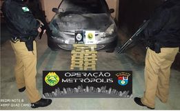 Polícia Militar apreende 30 quilos de maconha e prende três pessoas