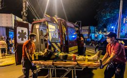 Atropelamento deixa ciclista ferido em Guaraciaba; confira o vídeo