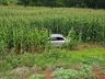 Carro entra em milharal e PRF apreende maconha após perseguição na BR-282