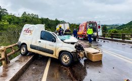 Identificada vítima de grave acidente na BR-282 entre SMO e Maravilha