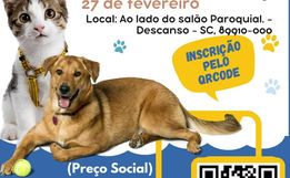 Descanso terá mutirão de castração de cães e gatos