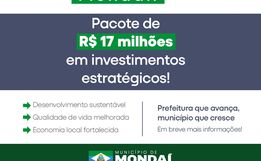 Prefeito  lança projeto "Avança Mondai" que terá investimento de R$17 milhões