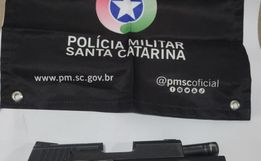 Motorista é preso por porte ilegal de arma de fogo na SC 157