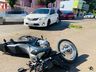 Acidente entre carro e moto é registrado no centro de Itapiranga