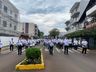 Linha do tempo sobre agricultura e indústria foi trabalhado no desfile cívico