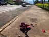 Motociclista é socorrido em estado grave após sofrer queda na Willy Barth