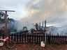Incêndio destrói residência no Bairro Mello em Campo Erê