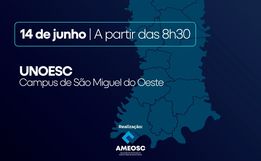 Ameosc lança data para a realização do Seminário de Desenvolvimento Regional