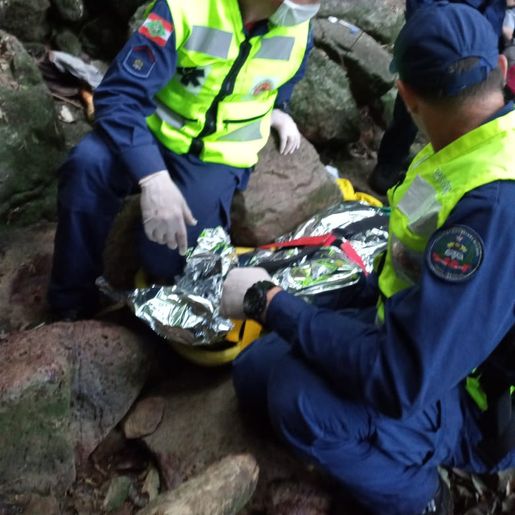 Bombeiros resgatam criança que estava desaparecida em Riqueza 