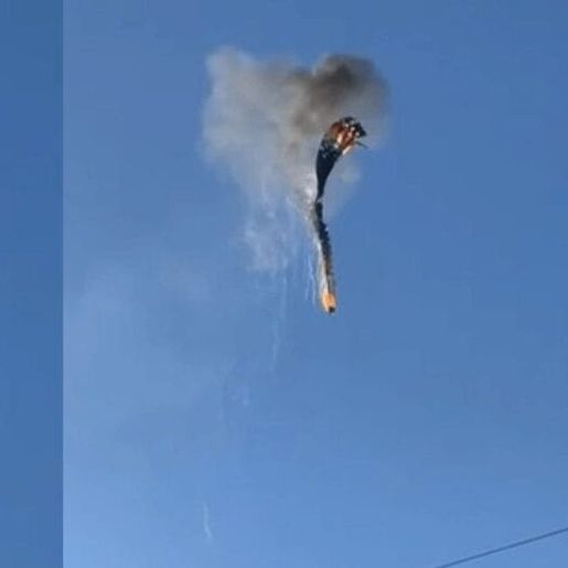  Fogo começou no cesto e piloto orientou ocupantes a pular de balão em SC, diz policial