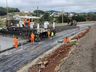Iniciada concretagem da BR-163 na Linha São Domingos, em São José do Cedro