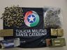 Condutor é flagrado com 400 munições em bairro de SMOeste