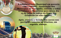 Tunápolis prepara programação alusiva ao Dia do Colono e Motorista