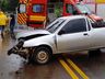  Motoristas feridos em colisão entre dois veículos na SC 163 em Itapiranga