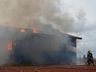 VÍDEO: Casa é destruída por incêndio em Campo Erê 