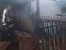 Incêndio atinge depósito nos fundos de residência em São José do Cedro