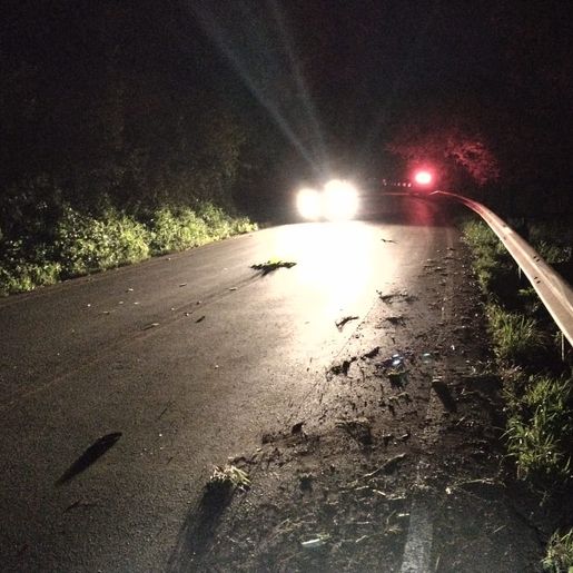 Acidente deixa motoqueiro e passageiro gravemente ferido 