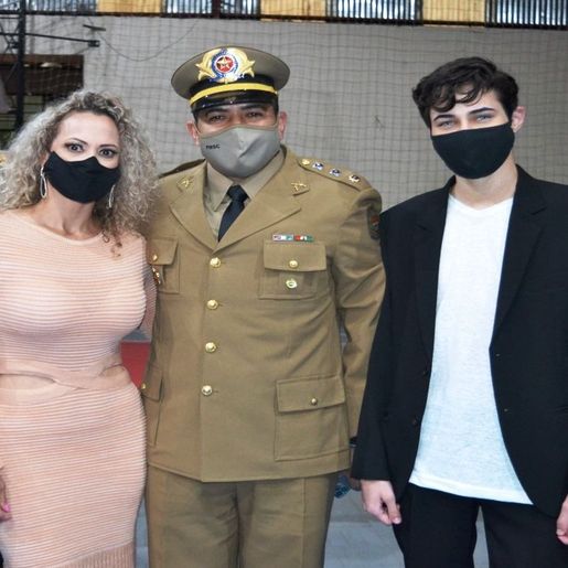 Comandante da Polícia Militar de São Lourenço do Oeste é promovido a major