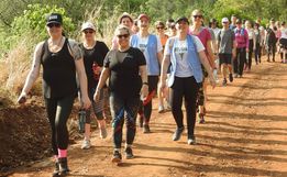 Todas as vagas são preenchidas para a Caminhada da Primavera em SMOeste