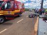 Colisão lateral deixa motociclista ferido em Iporã do Oeste
