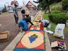 Itapiranga prepara tapetes para celebrar Corpus Christi