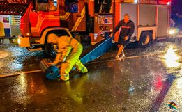 Bombeiros atendem mais de 110 ocorrências, e distribuem 9 mil metros de lonas após temporal 