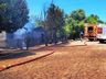 Casa é totalmente destruída por incêndio em Princesa