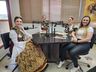 Soberanas da 46ª Oktoberfest visitam a Rádio Itapiranga