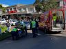 Mulher é atropelada no centro de São Miguel do Oeste