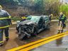 Colisão frontal deixa feridos na BR-282 em São Miguel do Oeste; vídeo