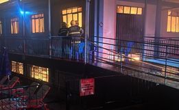 Incêndio destrói prédio do Piscina Clube de Palma Sola 